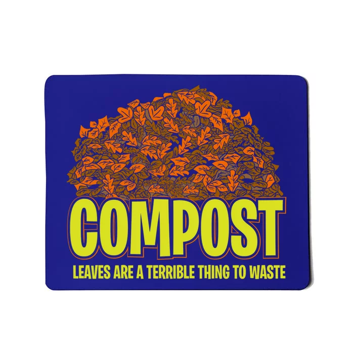 Composting Recycling Earth Day Compost Recycle Gift Mousepad