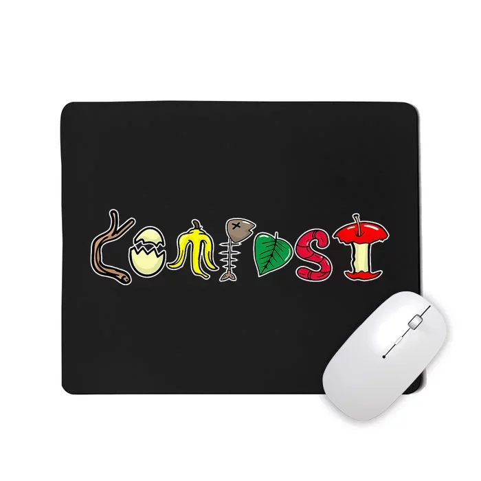 Composting Recycling Earth Day Compost Recycle Mousepad