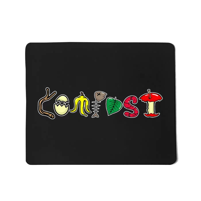 Composting Recycling Earth Day Compost Recycle Mousepad