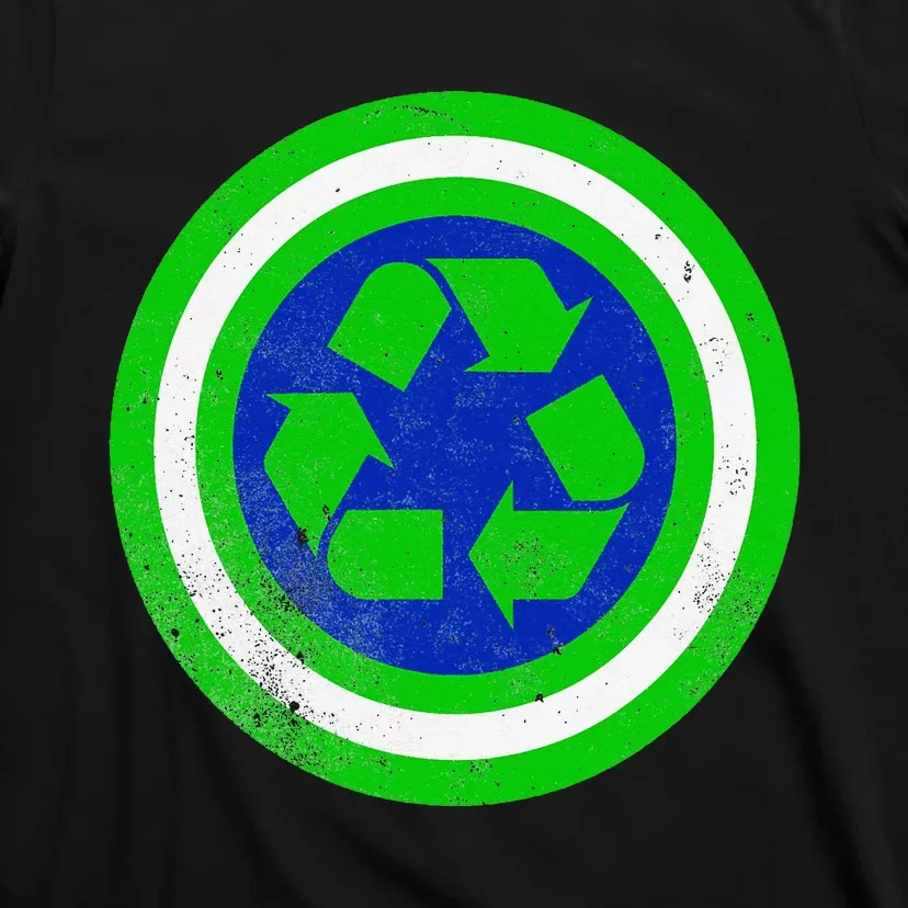 Captain Recycle Earth Day T-Shirt