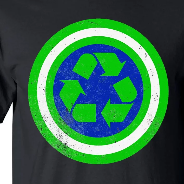 Captain Recycle Earth Day Tall T-Shirt