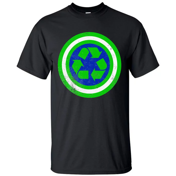 Captain Recycle Earth Day Tall T-Shirt