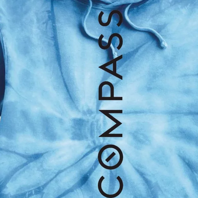 Compass Real Estate Black Tie Dye Hoodie