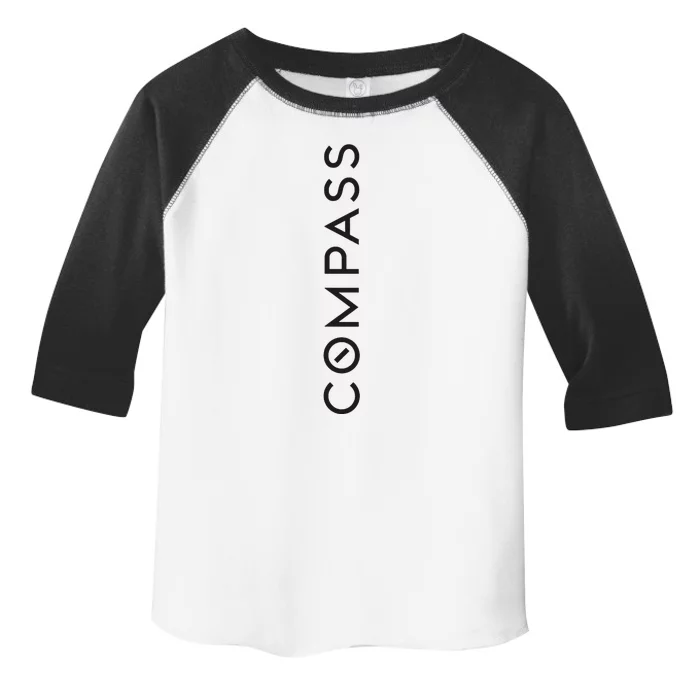 Compass Real Estate Black Toddler Fine Jersey T-Shirt