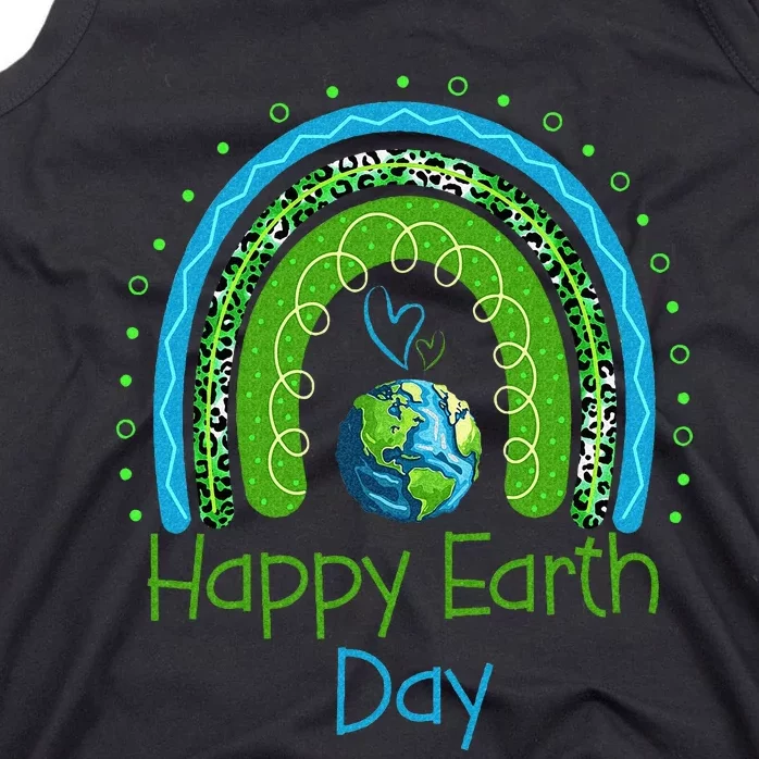 Cute Rainbow Earth Lover Tank Top