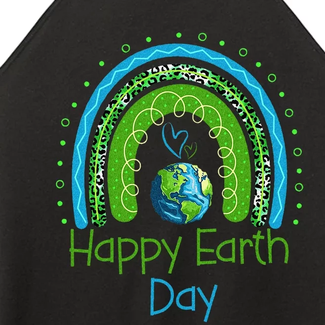 Cute Rainbow Earth Lover Women’s Perfect Tri Rocker Tank