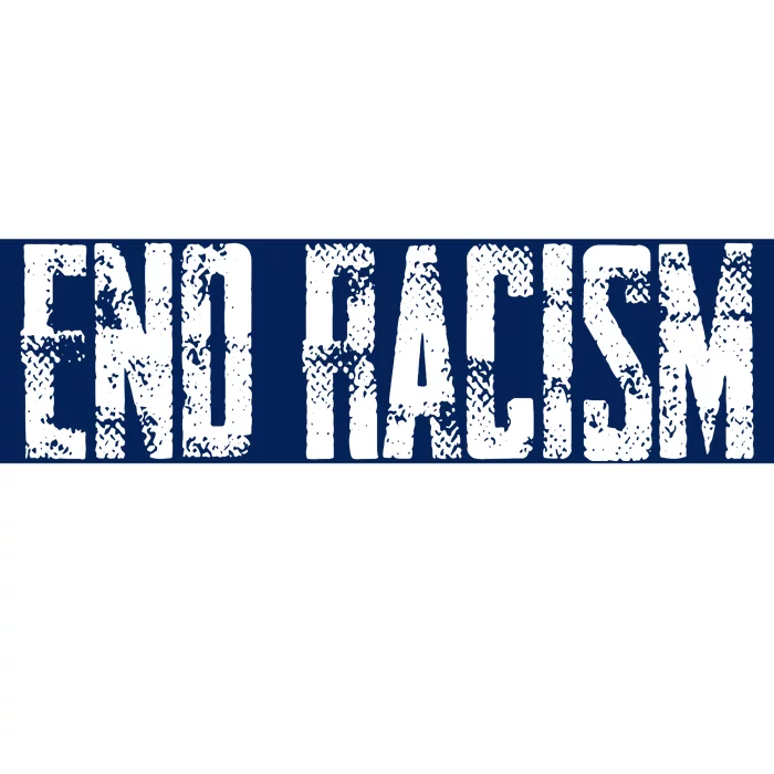 Civil Rights End Racism Protestor AntiRacist Bumper Sticker