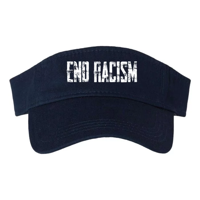 Civil Rights End Racism Protestor AntiRacist Valucap Bio-Washed Visor