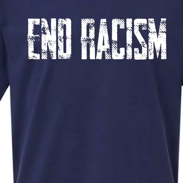 Civil Rights End Racism Protestor AntiRacist Sueded Cloud Jersey T-Shirt