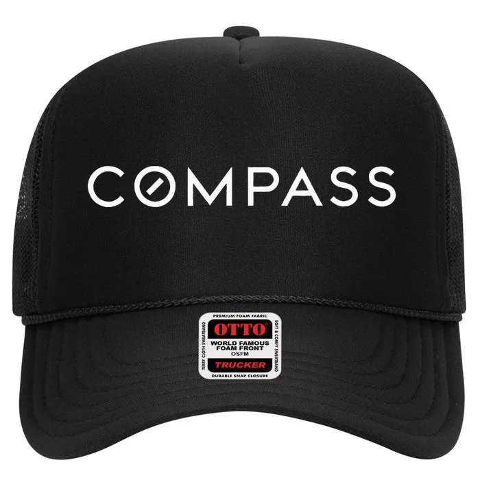 Compass Real Estate High Crown Mesh Trucker Hat