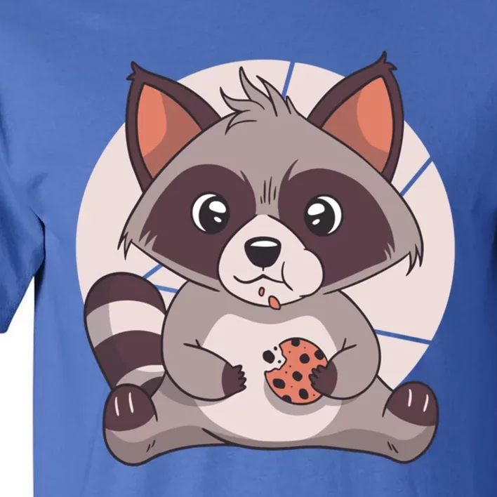 Cute Raccoon Eating A Chocolate Chip Cookie Gift Tall T-Shirt