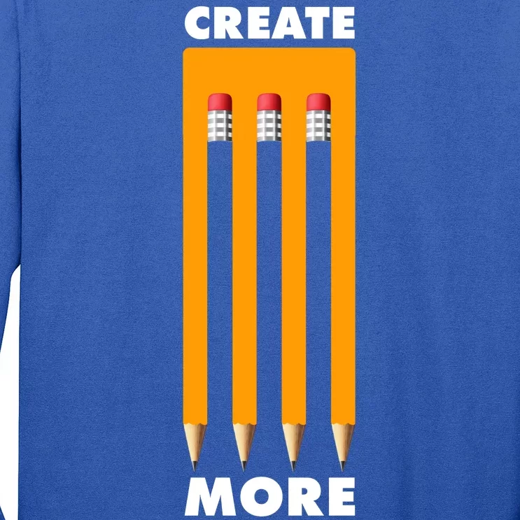 Create More Optical Illusion Pencils Long Sleeve Shirt