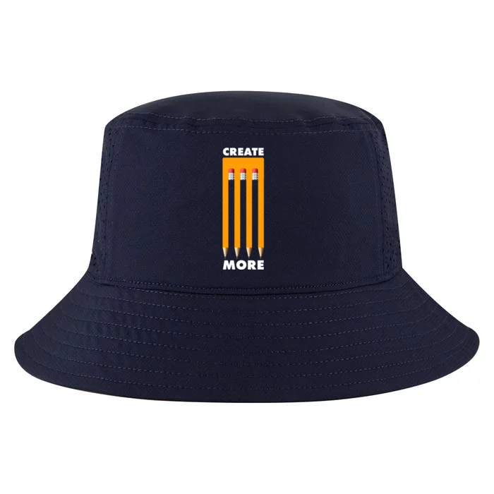 Create More Optical Illusion Pencils Cool Comfort Performance Bucket Hat