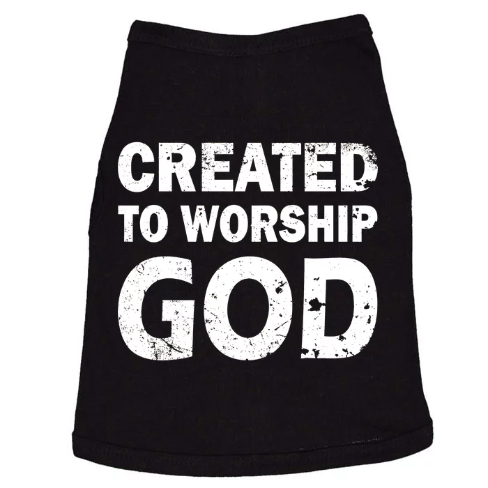 Created To Worship God Doggie Tank