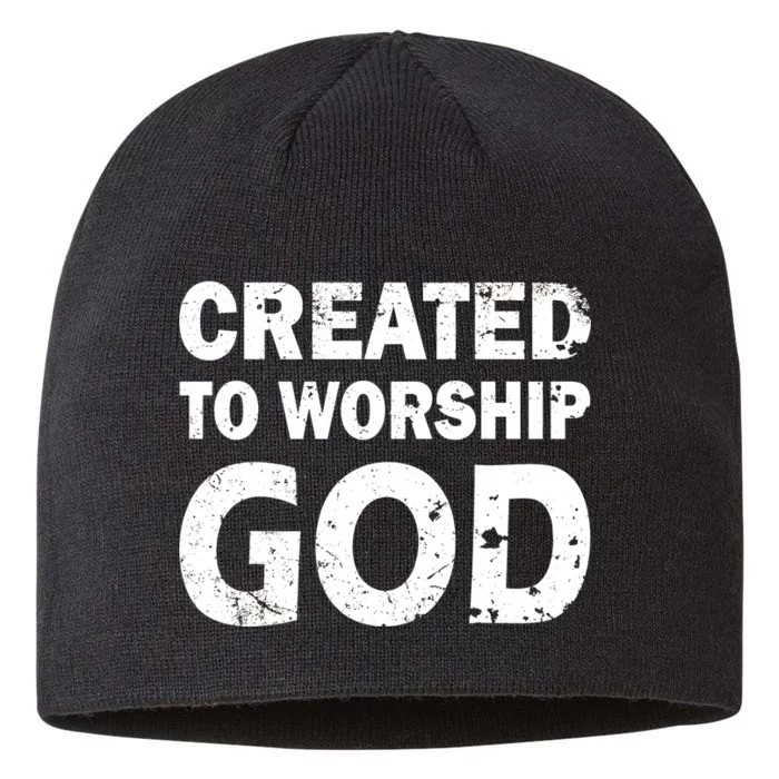 Created To Worship God 8 1/2in Sustainable Knit Beanie