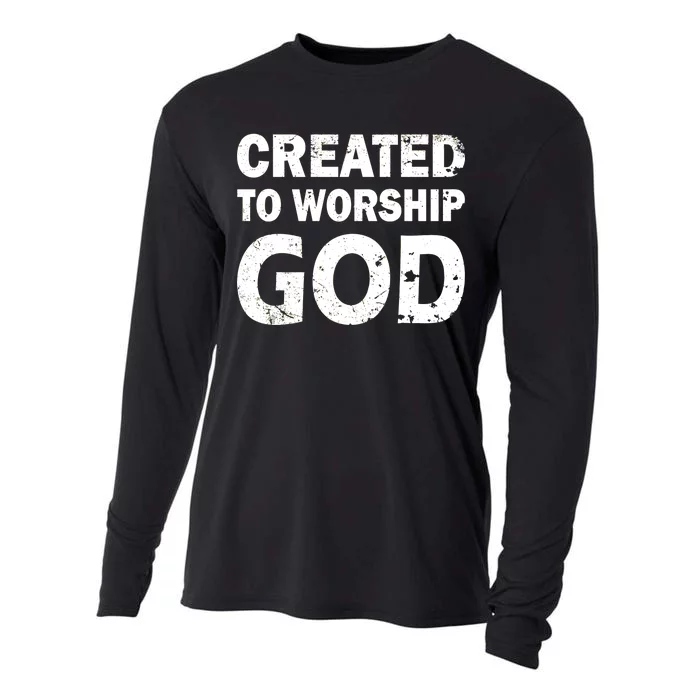 Created To Worship God Cooling Performance Long Sleeve Crew