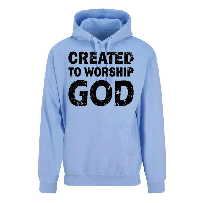 Created To Worship God Unisex Surf Hoodie