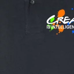 Creativity Is Intelligence Having Fun Softstyle Adult Sport Polo