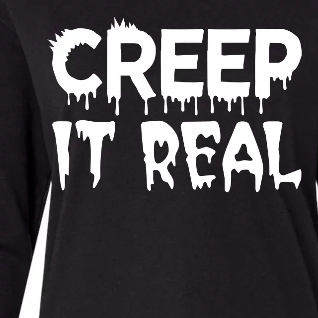 Creep It Real Womens Cotton Relaxed Long Sleeve T-Shirt