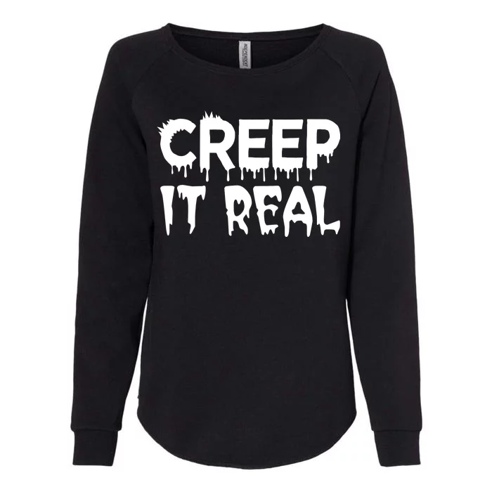 Creep It Real Womens California Wash Sweatshirt