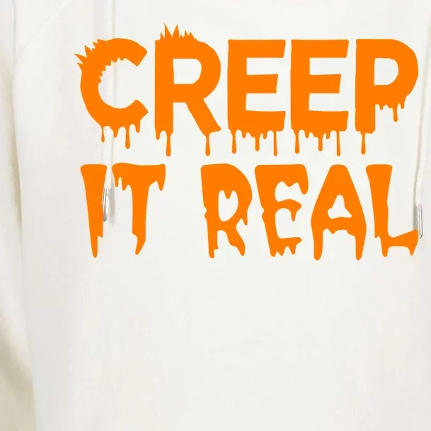 Creep It Real Womens Funnel Neck Pullover Hood