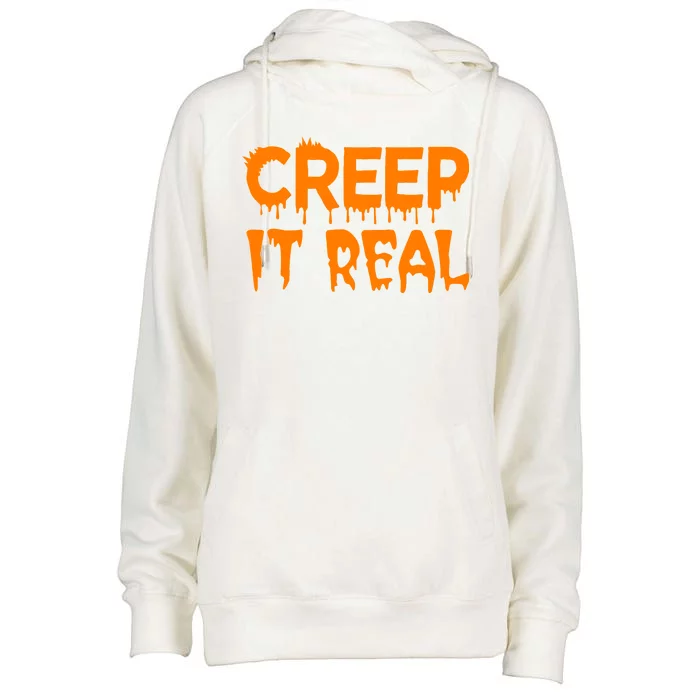 Creep It Real Womens Funnel Neck Pullover Hood