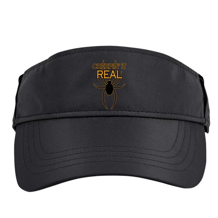 Creepin It Real Spider Adult Drive Performance Visor