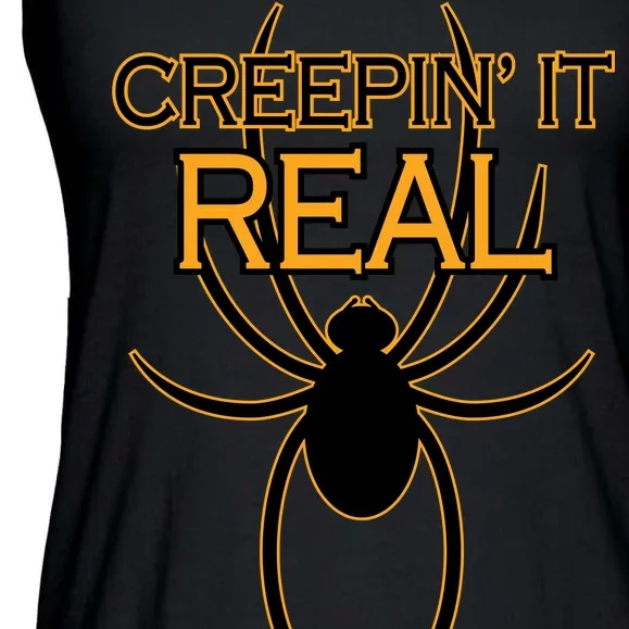 Creepin It Real Spider Ladies Essential Flowy Tank