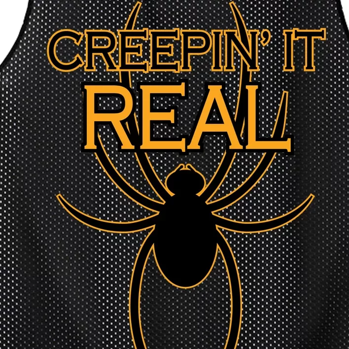 Creepin It Real Spider Mesh Reversible Basketball Jersey Tank