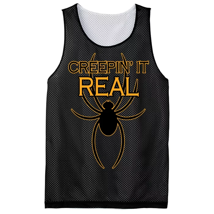 Creepin It Real Spider Mesh Reversible Basketball Jersey Tank