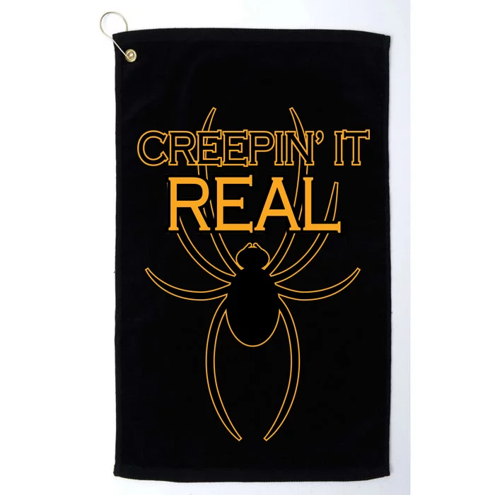 Creepin It Real Spider Platinum Collection Golf Towel