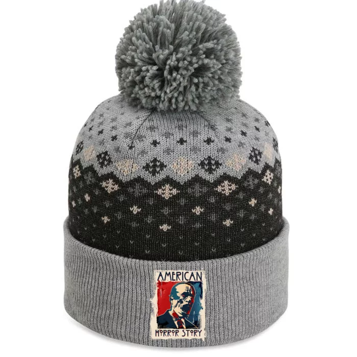 Creepy American Horror Story Zombie President Biden The Baniff Cuffed Pom Beanie