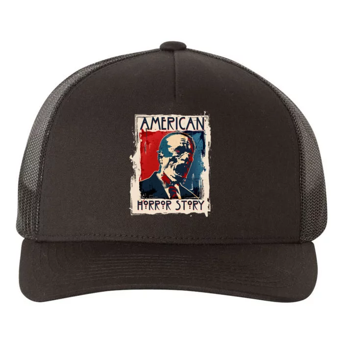 Creepy American Horror Story Zombie President Biden Yupoong Adult 5-Panel Trucker Hat