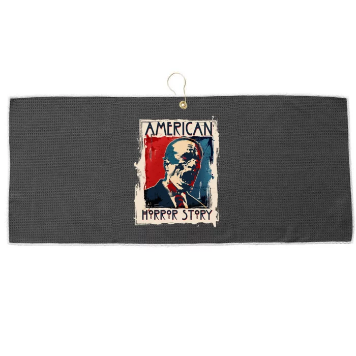 Creepy American Horror Story Zombie President Biden Large Microfiber Waffle Golf Towel