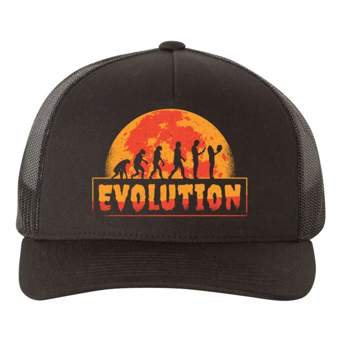 Creepy Evolution Halloween Yupoong Adult 5-Panel Trucker Hat