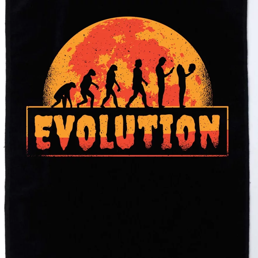 Creepy Evolution Halloween Platinum Collection Golf Towel