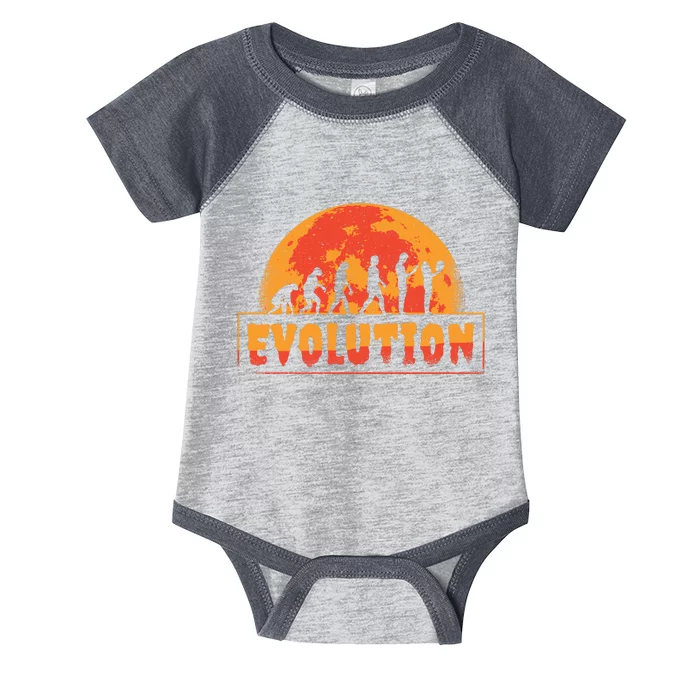 Creepy Evolution Halloween Infant Baby Jersey Bodysuit