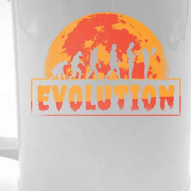 Creepy Evolution Halloween Front & Back Beer Stein