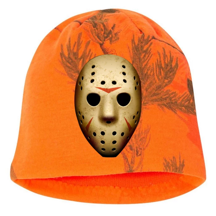 Creepy Goalie Hockey Halloween Mask Kati - Camo Knit Beanie