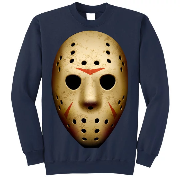 Creepy Goalie Hockey Halloween Mask Sweatshirt