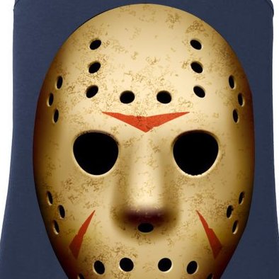 Creepy Goalie Hockey Halloween Mask Ladies Essential Tank