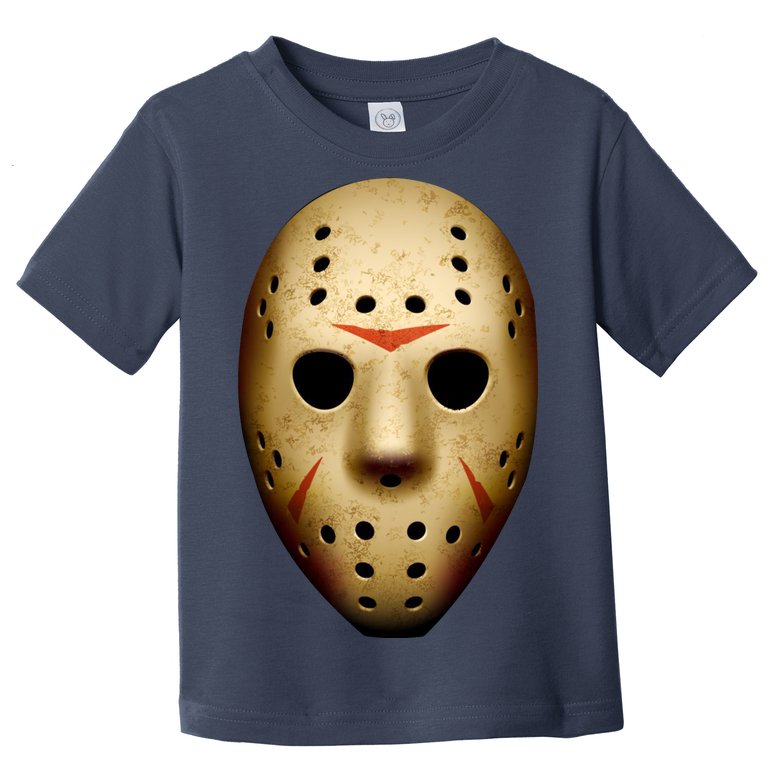 Creepy Goalie Hockey Halloween Mask Toddler T-Shirt