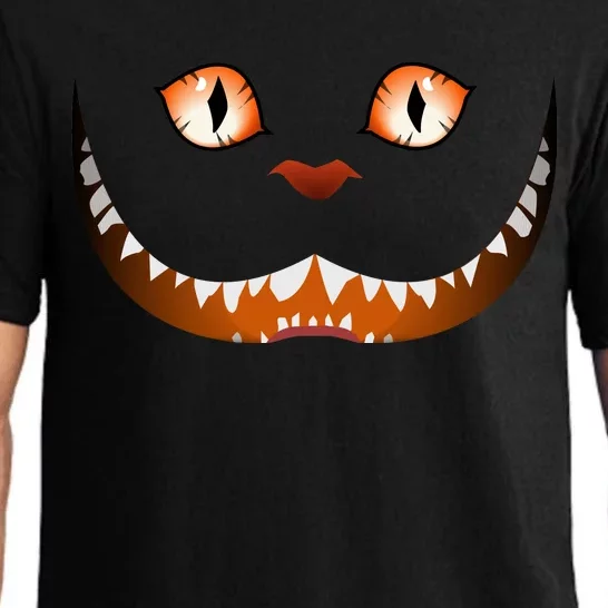 Creepy Halloween Cat Face Pajama Set