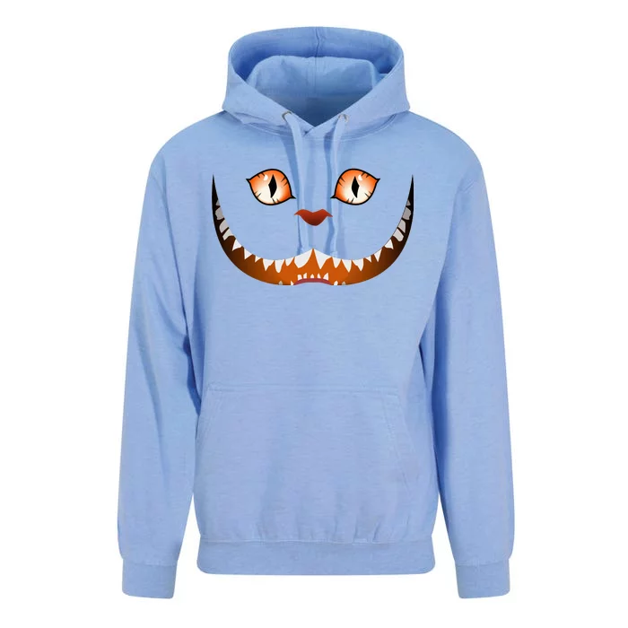 Creepy Halloween Cat Face Unisex Surf Hoodie