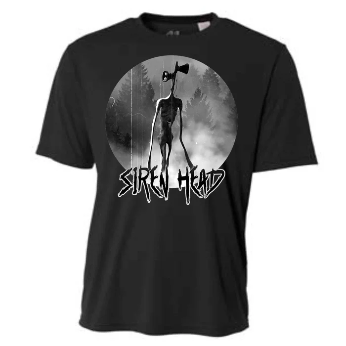 Creepy Siren Head Horror Cooling Performance Crew T-Shirt