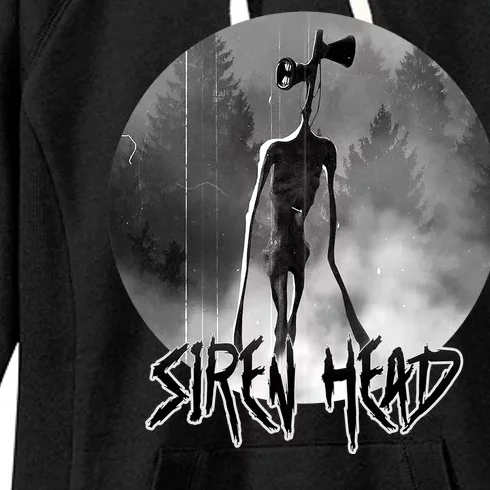 Creepy Siren Head Horror Women's Fleece Hoodie