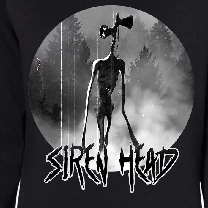 Creepy Siren Head Horror Womens California Wash Sweatshirt