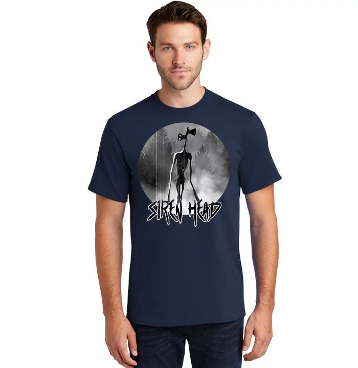 Creepy Siren Head Horror Tall T-Shirt