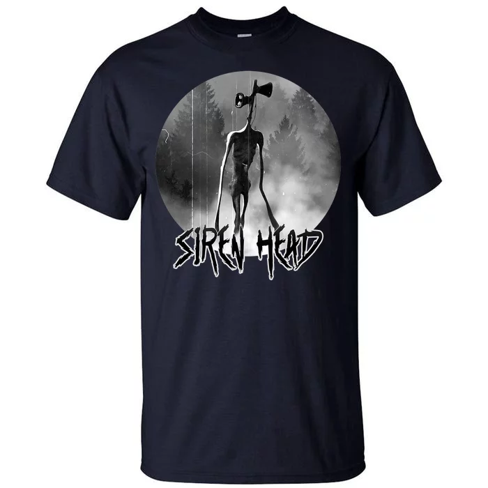 Creepy Siren Head Horror Tall T-Shirt