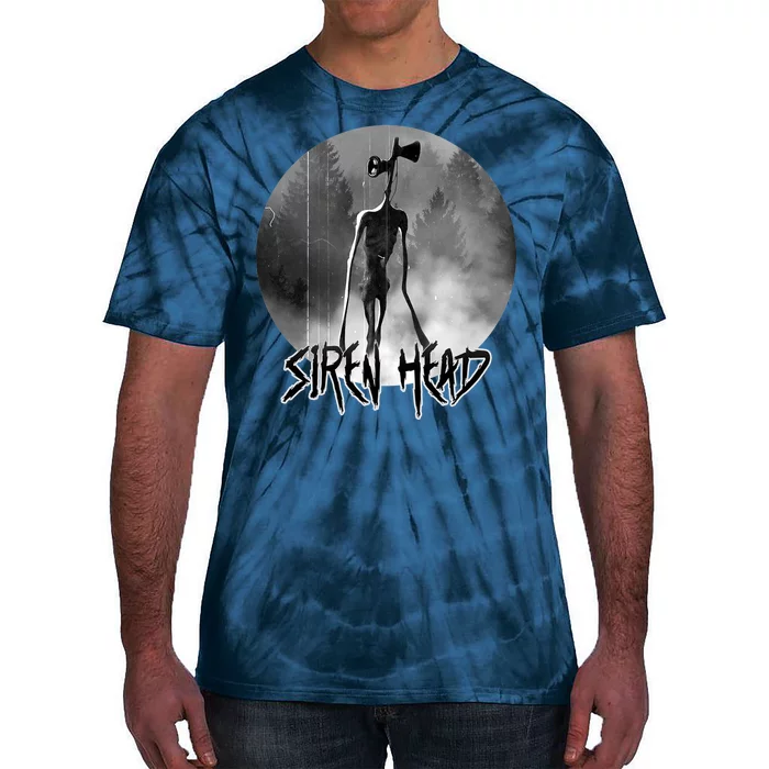 Creepy Siren Head Horror Tie-Dye T-Shirt